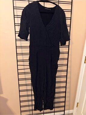 Women’s Black One-Shoulder Wrap Dress by Ambercrombie & Fitch